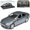 Cararama B-M-W 3er E90 Limousine Grau 2005-2012 mit Sockel und Vitrine 1/43 Modell Auto mit individiuellem Wunschkennzeichen