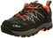 CMP Kids Rigel Low Trekking Shoes Kids WP, Zapatos de Trekking Unisex niños, Antracita Naranja Brillante, 38 EU