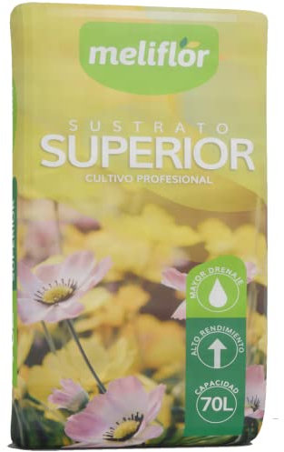 Sustrato Universal Meliflor Superior 70L, PH Estabilizado, Mayor Drenaje (con Perlita y Fibra de Coco)