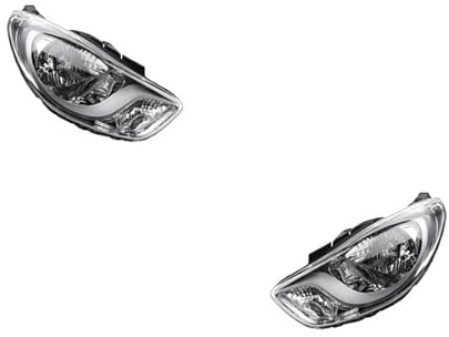 Johns, Scheinwerfer Halogen Frontscheinwerfer passend für Hyundai i10 02/11-H4 Set