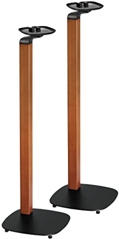 My Wall Lot de 2 Supports de Haut-Parleur pour Sonos HS19L, SONOS One, One SL, Play :1, Support de Haut-Parleur, Support Sonos avec Pointes et Pieds en Plastique, Hauteur 793 mm, jusqu'à 10 kg