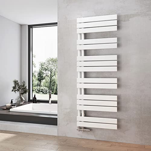 Heilmetz Badheizkörper Weiß Handtuchtrockner Heizung 500 x 1385 mm Bad Heizkörper Handtuchheizkörper Handtuchwärmer