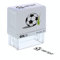 stempel-fabrik Kinderstempel Namensstempel/Personalisierter Adresstempel - Stempel für Kinder mit Motiv Fussball für Schüler/Schule und Kindergarten als Geschenk