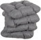 Gutekissen® Stuhlkissen gesteppt Polsterauflage Auflage für Stühle/Bänke für Haus und Garten Sitzauflage Gartenkissen Sitzkissen viele Farben PI1 (45x45, Grau, 2)