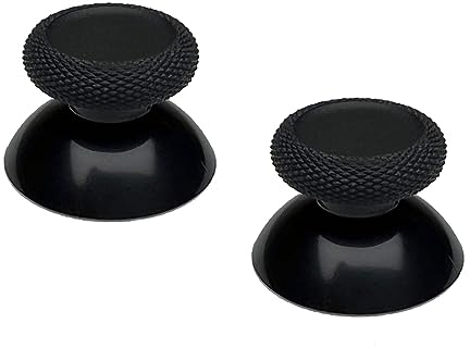 VicRole Schwarze Ersatz-Daumensticks für Meta Quest 2 Controller, Reparatur-Set Tasten benutzerdefinierte schwarze analoge Stick-Joysticks für Oculus Quest 2 VR Headset