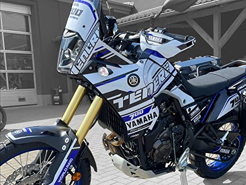 race-styles Aufkleber kompatibel mit Yamaha Tenere 700 | Dekor Design bluestripes
