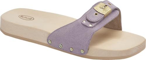 Scholl Pescura Flat, Sandali Donna, Lilla, 36 EU