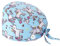 SULIUDAJI 1 Pezzi Cappelli Scrub Cotone, Cappello Bouffant Regolabile con Fascia Sudore, Cappelli da Lavoro Unisex