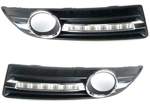 BAKUGO 2 Stück Tagfahrlicht Nebel-Fahr Licht Blinker Licht Für VW Polo 9N 3 2005 2006 2007 2008 2009 2010-White