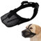 IUDWCG 1 Pcs Hundemaulkorb, weicher, verstellbarer Netzmaulkorb, atmungsaktive Gesichtsmaske, Hundetrainingsmaske, kleiner, mittelgroßer und großer Hundemaulkorb (S, Schwarz)