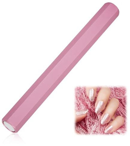 Double-Ended Nail Magnet Tool, Professional Hexagon Cat Eye Magnet Stick Strong Magnetic Nail Magnet Pen for 3D Cat Eye Gel Polish, Accessories for Nail Studio Salon Home