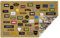 AOUTACC Panneau de support de patch militaire tactique avec crochet et boucle, panneau d'affichage tactique pour uniforme militaire badges auto-agrippants - CP (110 x 70 cm)