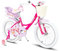 STITCH Einhorn 18 Zoll Kinderfahrrad für 5-8 jährige Mädchen, 18 Zoll Kinderfahrrad mit Stabilisatoren & Kickstand & Korb