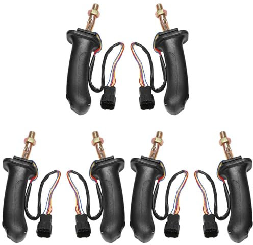 wisspair 6 piezas L+R 3 botones Excavadora Joystick Assy GäNge para Doosan DX150 215 225 300 370-9C