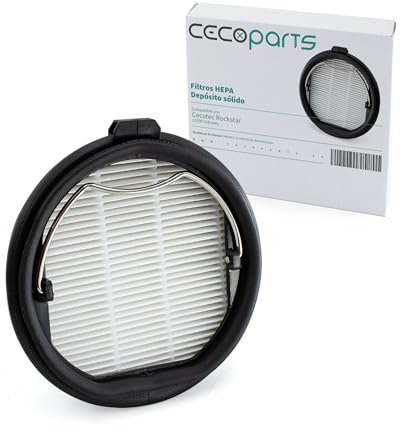 CECOPARTS Filtro para Rockstar 11500 Odyssey. Filtro de Alta Eficiencia para aspirador de Escoba.