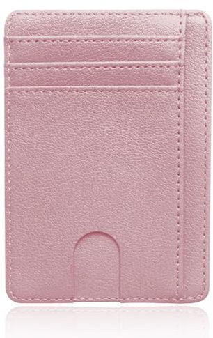 Portefeuille Femme, Porte Carte Bancaire, Porte Cartes de Credit, Petit Portefeuille Femme, Protection RFID, Porte Carte identité française Femme