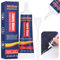 Flintronic 50ml Fabric Glue, Extra Strong Quick Bond Fabric Adhesive, Permanent Repair Glues for Clothes, Upholstery, Textile, Material, Crafts, Leather, Felt and Badges (with Spreader)