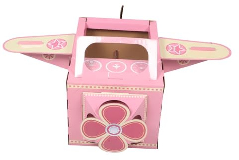 JUMPLAWN Kids Wearable Airplane Toy Rotierendes Propeller-kostüm Für Kleinkinder Pappflugzeug Spielzeug Für Und Flugzeug-themenunterhaltung