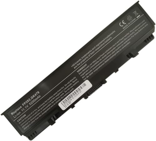 11,1 V 58 Wh 5200 mAh 1520 FP282 Batterie de rechange pour ordinateur portable Dell Inspiron 1521 1720 1721 530s Vostro 1500 1700 GK479 FK890