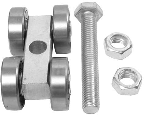 Portes coulissantes - Rouleau de montage en acier, résistance | Matériel pour armoires, portes pliantes solides, arceau de chemin de fer, rouleaux de porte de grange – Arceau de rail flottant pour