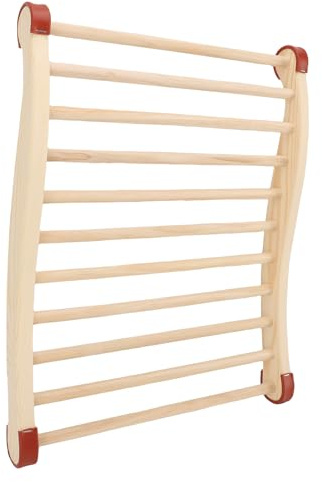 Ausla Sauna Rückenstütze Rückenlehne Saunastuhl mit Ergonomischer S-Form Design rutschfeste Kissen für Infrarot Inklusive Hut Sitzkissen Hausschuhe