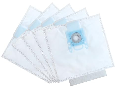 Bag Lady Microfibre Dust Bags and Filter Kit (Pack of 5+1) for Bosch VS07G2212/04 VS07G2212/06 VS07G2212/11 VS07G2212/15 VS07G2213/11 VS07G2213/15 VS07G2222/06 Vacuum Cleaner Dust Bags 00577549