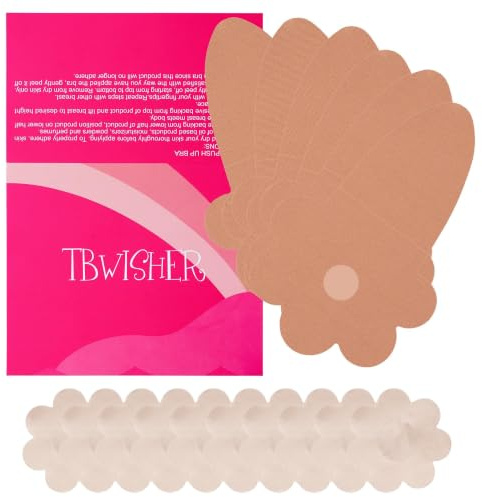 Tbwisher Boob Tape for Breast Lift Boobytape - 3 Pairs Sticky Body Tape for Push-up Shape for Breast Support Lift 5 pairs Nipple Protector covers