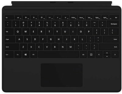 Microsoft Surface Pro Type Cover, per Surface Pro 4-7, tastiera QWERTY giapponese, nero (ricondizionato)