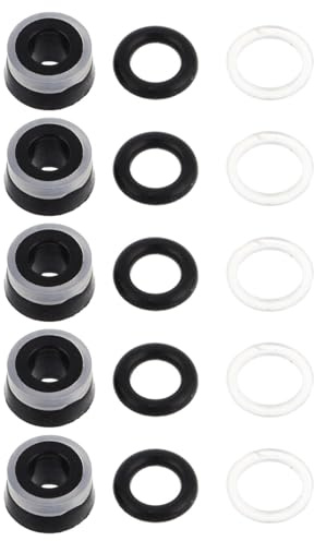 TOVINANNA Kit De Réparation Cric Hydraulique 3T Joints D'Huile pour Vérin De Plancher 5 Ensembles avec Coupelles Joints D'Ouverture Et Joints Toriques Remplacement pour Fuite D'Huile