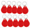 OBO HANDS (100 Stück Wasserdicht ABS 13.56 MHz ISO14443 A MF Classic 1 K NFC RFID Token, RFID Schlüsselanhänger, RFID-Tag, Rot