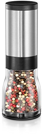 Tescoma 428790 Macina Pepe, Acciaio Inossidabile, Nero, 8.5x6.5x18.8 cm