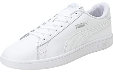 PUMA Smash V2 L, Sneakers Unisex - Adulto, Bianco, 39 EU