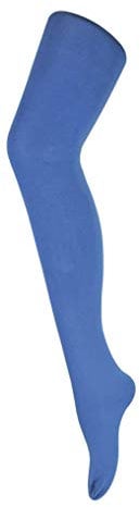 Sock Snob Womens 80 Den Opaque Coloured Winter Fashion Tights (Extra Large (HIPS 42-52 (107-132cm), Moonlight Blue)