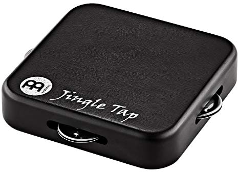 Meinl Percussion Cajon Jingle Tap - Cajon Add-On/Cajon Zubehör mit Stahl-Schellen für klare Akzente beim Spielen - 3/8 Gewinde - Siam-Eiche, Schwarz (CJT)
