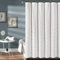 Lush Decor Rideau de Douche en Chenille Chevron Blanc 72 x 72 cm