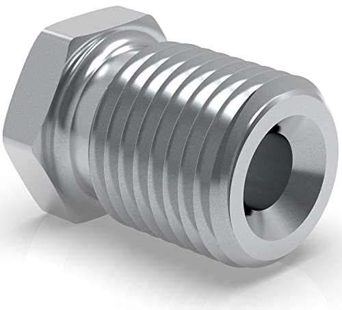 2x Verschraubung 1/2 x 20 für Bremsleitung 4,75 mm Bördel E Typ PF Profi Verbinder DIN/ISO 1651 konform