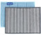 WENKO Mikrofaser Reinigungsschwamm Miko 2er Set, 2er Set Geschirr-Schwamm, Haushaltsschwamm Multicolor 23 x 0,7 x 17 cm