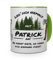 printplanet Tasse - Leg Dich Nicht mit Patrick an - Namenstasse, Kaffeebecher, Mug, Becher, Kaffeetasse - Farbe Grün