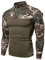Herren Taktisches Langarmshirt Militär Stil Combat Shirt mit Taschen Airsoft Top Outdoor Kleidung für Jagd Camping WandernGrün CamoL