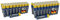 Varta Batteria Industrial AA Mignon Batterie alcaline LR6, Pacco da 40 + Varta Confezione Industrial 40 Batterie Alcaline, Tipo AAA, Ministilo LR3 Micro