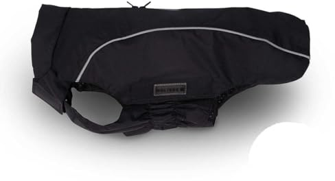 Wolters Regenjacke Easy Rain für Dackel, Größe:46 cm, Farbe:schwarz/schwarz