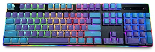 Sunzit Keycaps,104 Keycaps Backlight Double Shot PBT Pudding Keycaps OEM Profile Pudding Keyset Mechanische Tastatur Keycaps(nur Keycaps