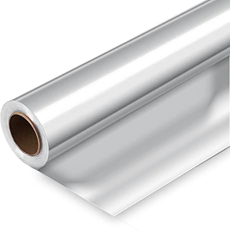 Cellophane Wrap Clear Wrapping Paper Roll 40cm x 30m Florist Cellophane Roll Packing Wrap for Christmas Birthday Gifts Hamper Basket Valentines Day Flower Craft, 2.5 Mil Thickness