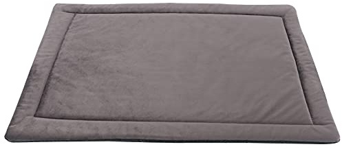 IEUUMLER Hundematte, Hundekissen Weiche und warme Hundebett Rutschfestem Waschbar Haustiermatratze Plüsch Wärmehundematte für Hunde und Katzen FC004 (102 * 69cm, Light Brown)