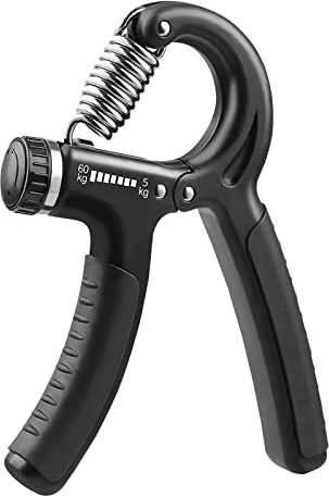 Newaner Handtrainer Fingertrainer Unterarmtrainer, 5-60kg Verstellbarer Griffkraft Trainer, Hand Trainingsgerät, Fingerhantel, Hand Training, Grip Trainer für Krafttraining, Therapie, Druck Entlasten