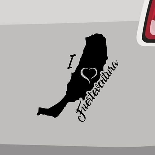 I Love Fuerteventura Aufkleber -6 Größen 21 Farben- Kanaren Antigua Las Palmas