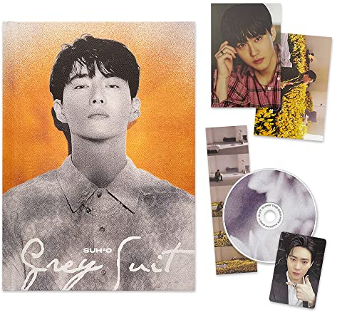 EXO SUHO - 2nd Mini Album [Grey Suit] (Grey Ver.) Photo Book + CD-R + Bookmark + Postcard + Photo Card