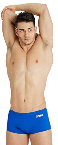 arena Solid Team Maillot de Bain Homme Swimming Pool, Maillot de Bain à Séchage Rapide, Short de Bain en MaxLife Tissu Eco avec Une Résistance Maximale au Chlore et Une Protection UV UPF 50+