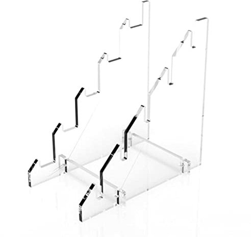 Aibyks Espositore per coltelli Trasparente - Espositori per coltelli Trasparenti a 5 Slot per esporre coltelli Pieghevoli/tascabili da Collezione | Supporto per espositore per coltelli da Tasca Camp