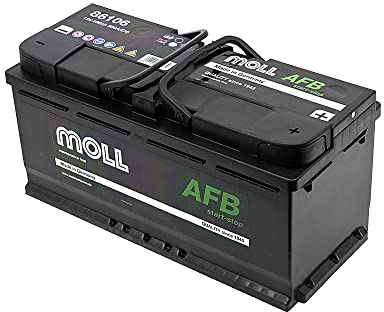 MOLL AGM Ersatz AFB start/stop Starterbatterie 12V 106Ah 950A/EN Autobatterie 86106 statt 105Ah